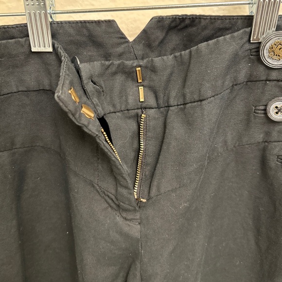 Anthropologie Elevenses wide leg black pants size 2 - Picture 5 of 5